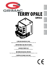 Preview for 1 page of Grimac TERRY OPALE Capsule Operating Instructions Manual