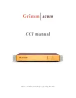 Grimm Audio CC1 Manual preview