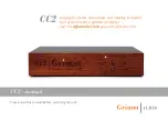 Предварительный просмотр 1 страницы Grimm Audio CC2 Manual