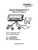 Grin Cycle Analyst V3.1 Official User Manual предпросмотр