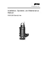 Grindex 8120.280 Sandy Inox Installation, Operation And Maintenance Manual preview