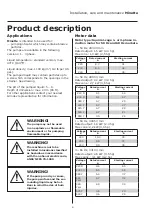 Preview for 4 page of Grindex Minette Installation, Care And Maintenance