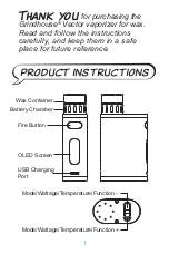 Preview for 2 page of Grindhouse Vector User Manual