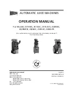 Grindmaster Cecilware JX15AC Operation Manual preview