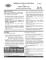 Preview for 17 page of Grindmaster AMERICAN METAL WARE 87710 Installation And Operation Manual