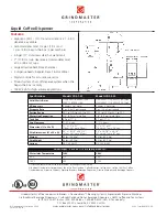 Предварительный просмотр 2 страницы Grindmaster American Metal Ware LCD2-1 Brochure & Specs