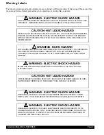 Preview for 2 page of Grindmaster American Metal Ware P400GNB-E Operation And Instruction Manual