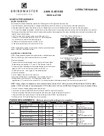 Grindmaster AMW B Series Operator'S Manual preview