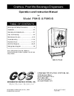 Grindmaster Crathco PM4-B Operation And Instruction Manual preview