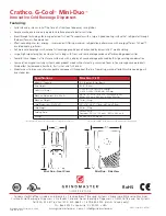 Предварительный просмотр 2 страницы Grindmaster G-Cool C-2S Specifications