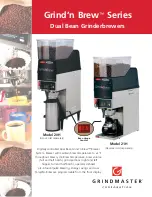 Preview for 1 page of Grindmaster Grind' n Brew 20H Brochure & Specs