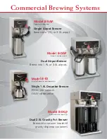 Предварительный просмотр 3 страницы Grindmaster PrecisionBrew B-3 Brochure & Specs