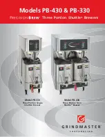 Grindmaster PrecisionBrew PB-330 Specifications предпросмотр