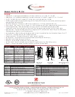 Preview for 2 page of Grindmaster PrecisionBrew PB-330 Specifications