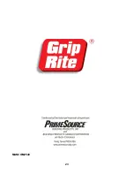 Предварительный просмотр 48 страницы Grip Rite GR2540 Operating Manual And Parts List