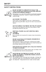 Preview for 6 page of Grip Rite GRTSM2515 Operator'S Manual And Parts List