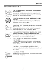 Preview for 7 page of Grip Rite GRTSM2515 Operator'S Manual And Parts List