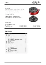 Preview for 1 page of Grip G-MGW Assembly And Operating Manual