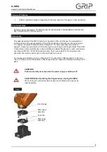 Preview for 4 page of Grip G-SWA Assembly And Operating Manual