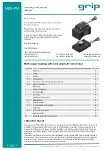 Preview for 1 page of Grip MEK-PM Assembly And Operating Manual