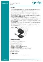 Preview for 3 page of Grip MEK-PM Assembly And Operating Manual