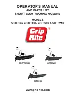 Gripe Lite GRTFC83 Operator'S Manual preview