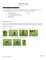 Предварительный просмотр 2 страницы GripSling Raw Training Straps Exercises Manual