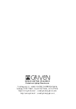 Preview for 20 page of Griven AD 3318 Owner'S Manual