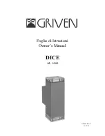 Griven DICE Owner'S Manual preview