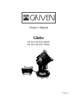 Griven Globe GR 0475 XENON 4000W Owner'S Manual preview