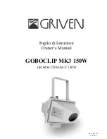 Preview for 1 page of Griven GOBOCLIP MK3 Owner'S Manual