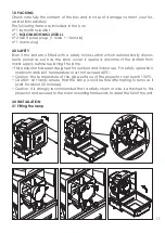 Предварительный просмотр 11 страницы Griven GR0457 MSA 2500 W Instruction Manual