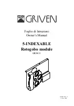 Preview for 1 page of Griven GR0631 Owner'S Manual