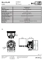 Griven Micro-Clip MC User Manual preview