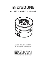 Griven microDUNE AL1830 Instruction Manual предпросмотр