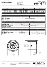 Griven MicroDune MK2 User Manual preview