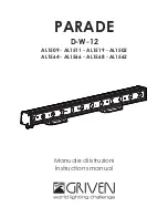 Предварительный просмотр 1 страницы Griven PARADE D-W-12 AL1502 Instruction Manual