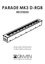 Griven PARADE MK3 D-RGB Instruction Manual предпросмотр