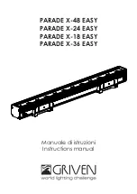 Griven PARADE X-18 EASY Instruction Manual предпросмотр