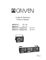 Griven PR 1350 Owner'S Manual preview