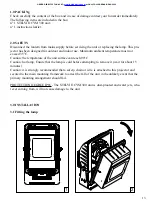 Preview for 13 page of Griven STELVIO CYM 300 Owner'S Manual