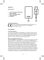 Preview for 23 page of Grixx POWERBANK 20.000mAh PD Manual