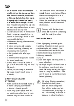 Preview for 50 page of Grizzly Tools 2020-25 Li Translation Of The Original Instructions For Use