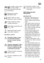 Preview for 85 page of Grizzly Tools 2020-25 Li Translation Of The Original Instructions For Use