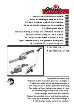 Grizzly Tools AGS 7280 D-Lion Translation Of The Original Instructions For Use preview