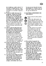 Preview for 43 page of Grizzly Tools AGS 7280 D-Lion Translation Of The Original Instructions For Use