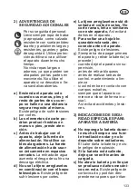 Preview for 133 page of Grizzly Tools AGS 7280 D-Lion Translation Of The Original Instructions For Use