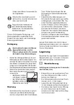 Preview for 15 page of Grizzly Tools AHS 2020-52 Li Instructions For Use Manual