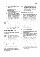 Preview for 71 page of Grizzly Tools AKHS 20 Set Instructions For Use Manual