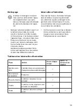 Preview for 39 page of Grizzly Tools AKS 1820 T Lion-Set Instructions For Use Manual